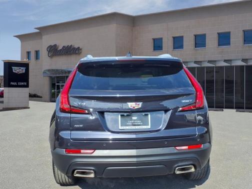 Galactic Gray Metallic 2023 Cadillac XT4 Luxury