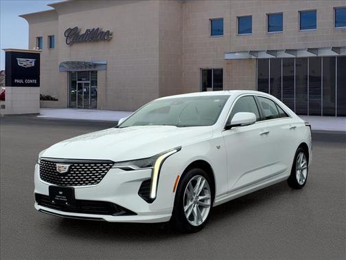 Summit White 2023 Cadillac CT4 Luxury