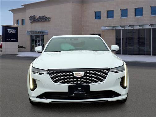 Summit White 2023 Cadillac CT4 Luxury