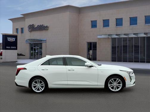 Summit White 2023 Cadillac CT4 Luxury