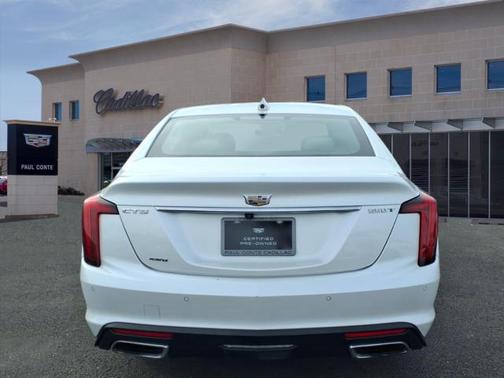Crystal White Tricoat 2023 Cadillac CT5 Premium Luxury