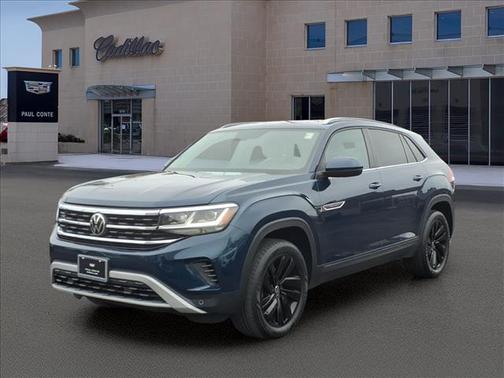 Tourmaline Blue Metallic 2022 Volkswagen Atlas Cross Sport 3.6L V6 SE w/Technology