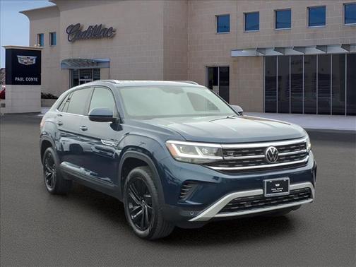 Tourmaline Blue Metallic 2022 Volkswagen Atlas Cross Sport 3.6L V6 SE w/Technology