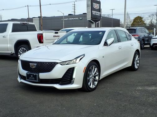 Crystal White Tricoat 2023 Cadillac CT5 Luxury
