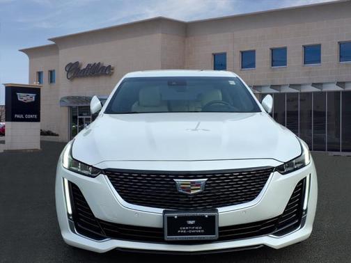 Crystal White Tricoat 2023 Cadillac CT5 Premium Luxury