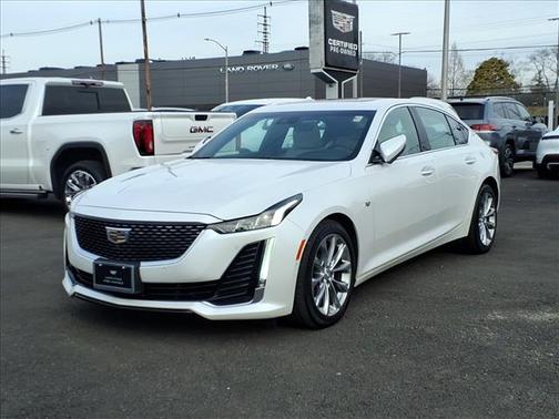 Crystal White Tricoat 2023 Cadillac CT5 Premium Luxury