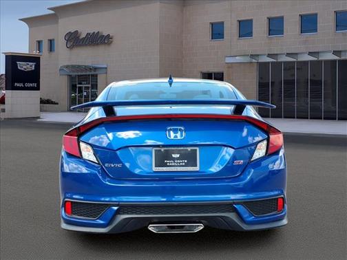 Aegean Blue Metallic 2018 Honda Civic Si
