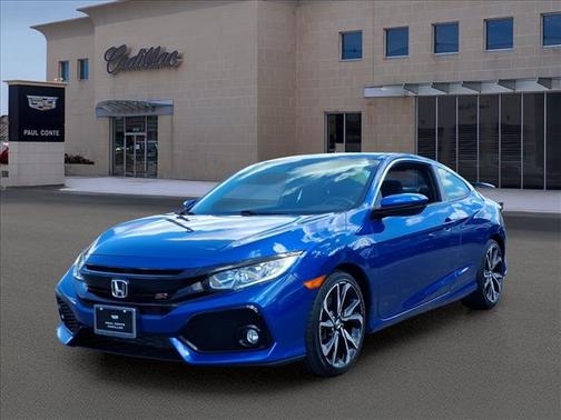 Aegean Blue Metallic 2018 Honda Civic Si