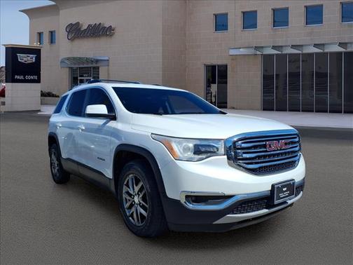 White Frost Tricoat 2017 GMC Acadia SLT-1