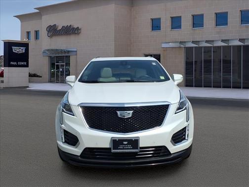 Crystal White Tricoat 2023 Cadillac XT5 Sport