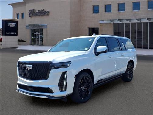 Crystal White Tricoat 2023 Cadillac Escalade ESV V-Series