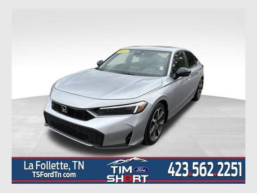 Solar Silver Metallic 2026 Honda Civic Hybrid Sport Touring