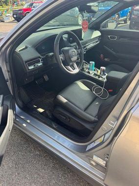 Solar Silver Metallic 2026 Honda Civic Hybrid Sport Touring