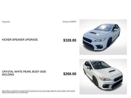 Crystal White Pearl 2021 Subaru WRX Base