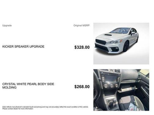 Crystal White Pearl 2021 Subaru WRX Base