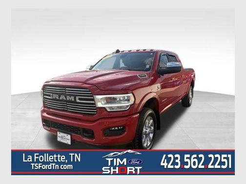 Flame Red Clearcoat 2021 RAM 2500 Laramie Mega Cab 4x4 6'4' Box