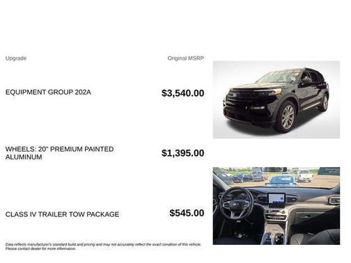 Agate Black Metallic 2023 Ford Explorer XLT