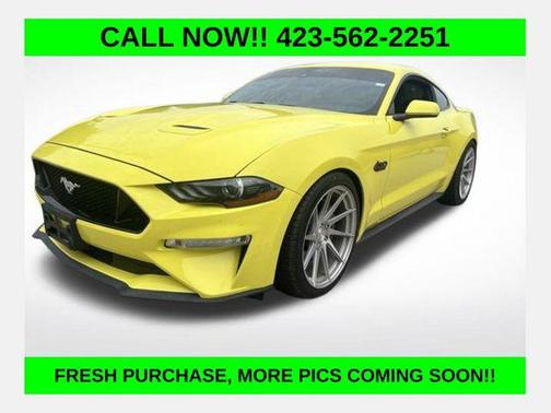 Yellow 2021 Ford Mustang GT