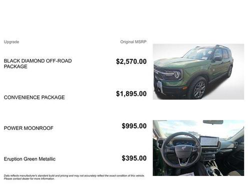 Green Metallic 2025 Ford Bronco Sport Big Bend