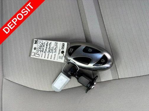 Serenity White 2025 Hyundai SONATA Hybrid SE