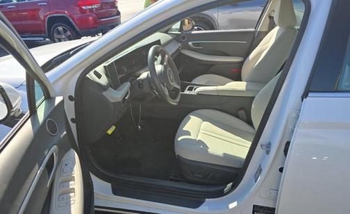 Serenity White 2025 Hyundai SONATA Hybrid SE