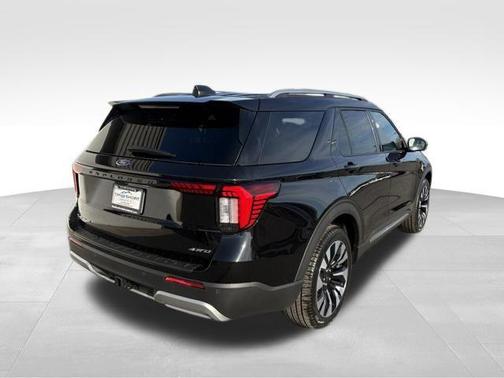 Agate Black Metallic 2026 Ford Explorer Platinum