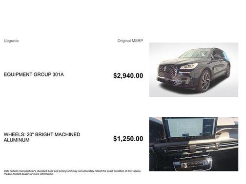 Black Metallic 2025 Lincoln Corsair Grand Touring