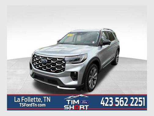 Silver Metallic 2025 Ford Explorer Platinum
