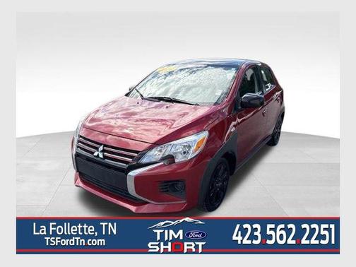 Infrared Metallic w/Black Roof 2024 Mitsubishi Mirage Black Edition