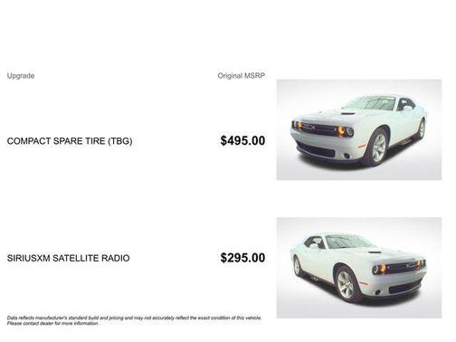 White Knuckle Clearcoat 2023 Dodge Challenger SXT