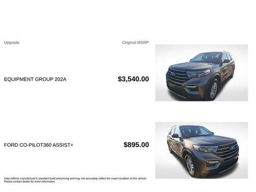 Stone Gray Metallic 2021 Ford Explorer XLT