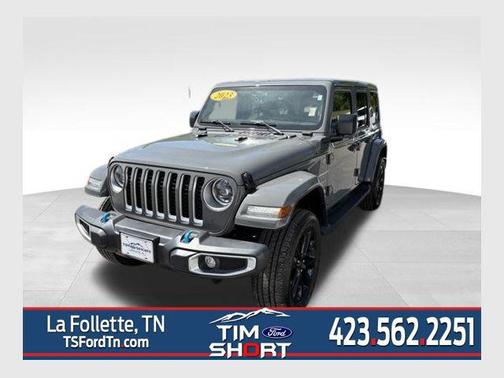 Sting-Gray Clearcoat 2023 Jeep Wrangler 4xe Sahara