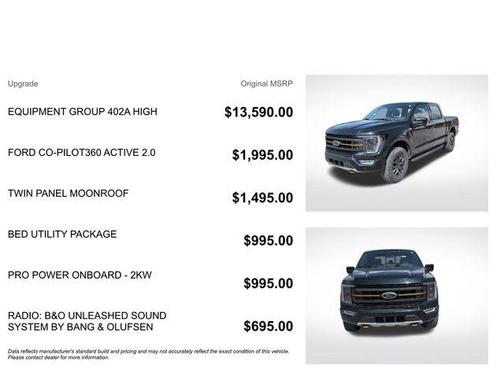 Agate Black Metallic 2022 Ford F-150 Tremor
