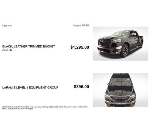 Diamond Black Crystal Pearlcoat 2025 RAM 1500 Laramie