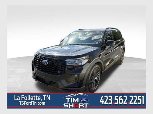 Agate Black Metallic 2025 Ford Explorer ST