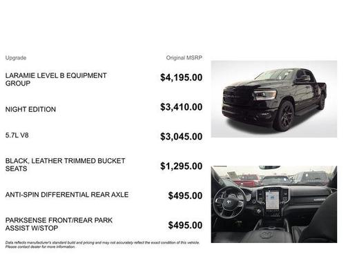 Diamond Black Crystal Pearlcoat 2023 RAM 1500 Laramie