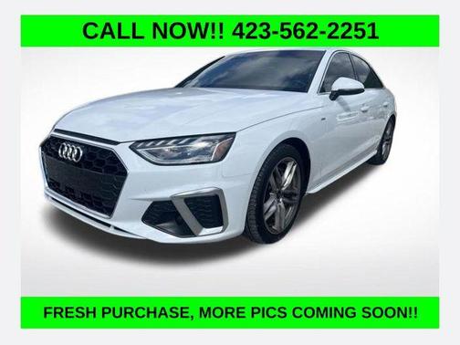 Glacier White Metallic 2024 Audi A4 45 S line Premium Plus