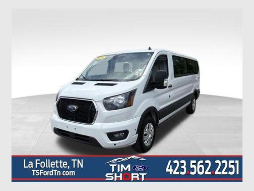 Oxford White 2024 Ford Transit-350 XLT