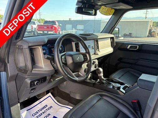 Azure Gray Metallic Tri-Coat 2025 Ford Bronco Outer Banks