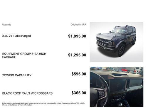 Carbonized Gray Metallic 2021 Ford Bronco Outer Banks
