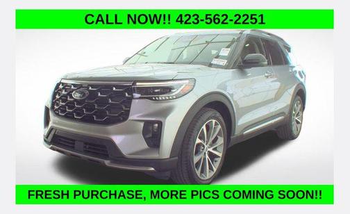 Silver Metallic 2025 Ford Explorer Platinum
