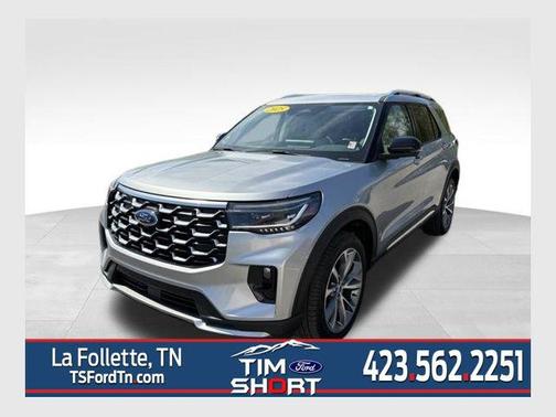 Silver Metallic 2025 Ford Explorer Platinum