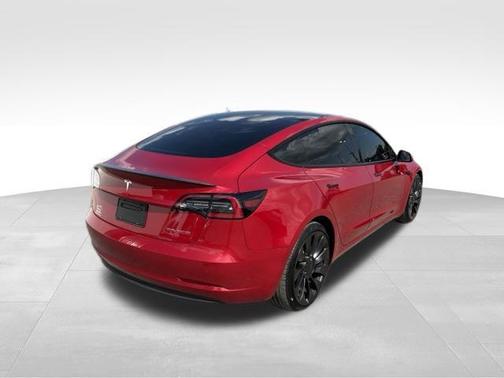 Red Multi-Coat 2023 Tesla Model 3 Performance
