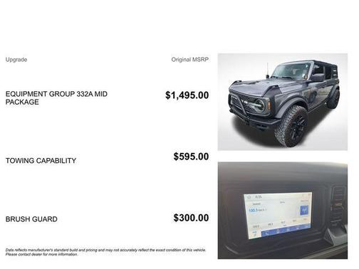 Carbonized Gray Metallic 2021 Ford Bronco Badlands