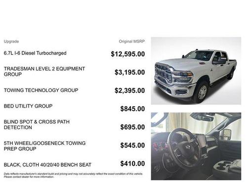 2025 RAM 3500 Tradesman Crew Cab 4x4 6'4' Box