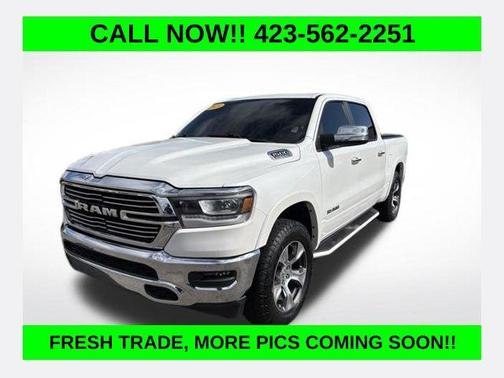 Ivory White Tri-Coat Pearlcoat 2019 RAM 1500 Laramie