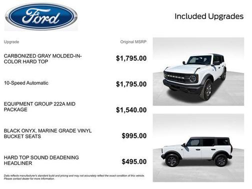 Oxford White 2026 Ford Bronco Big Bend