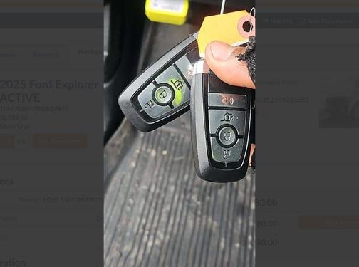 Silver Metallic 2025 Ford Explorer Active