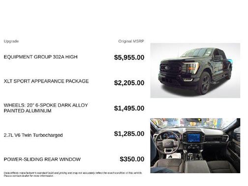 Agate Black Metallic 2023 Ford F-150 XLT