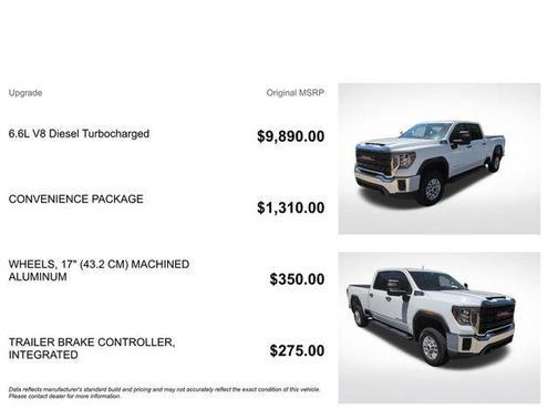 Summit White 2021 GMC Sierra 2500 Base